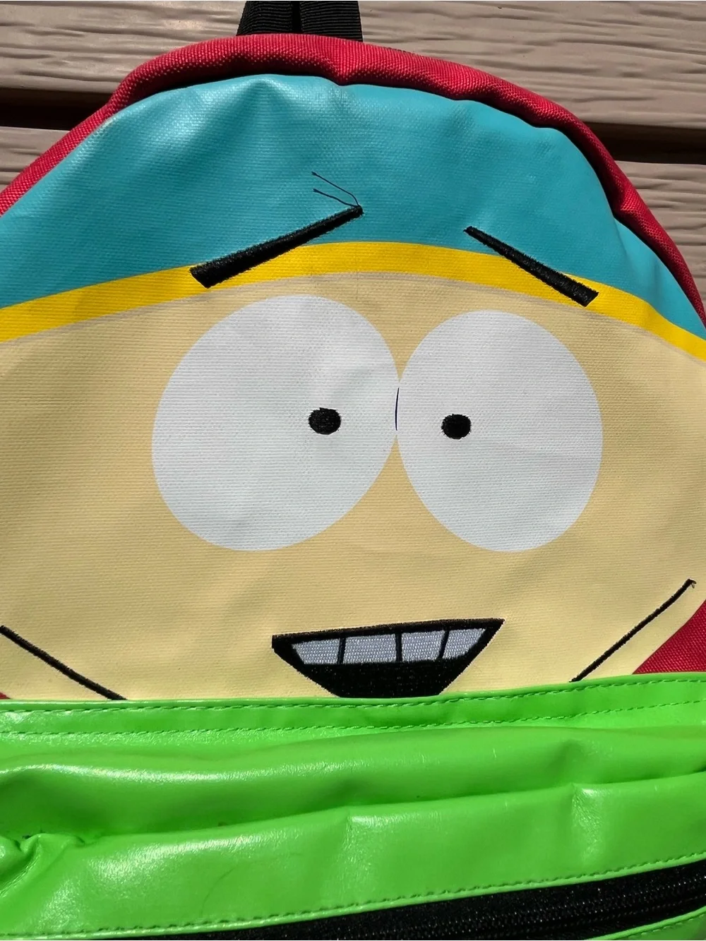 South Park Eric Cartman Cheesy Poofs Reversible Flip Pak Backpack Character Bag